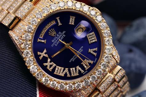 womens iced out rolex watch|fully iced out Rolex watch.